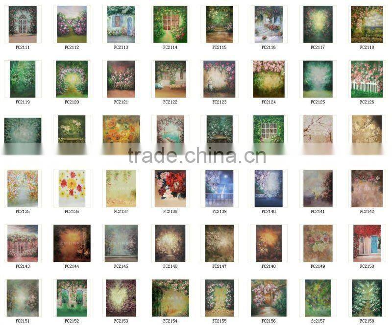 Muslin Scenery Background Hand Painted Backdrop