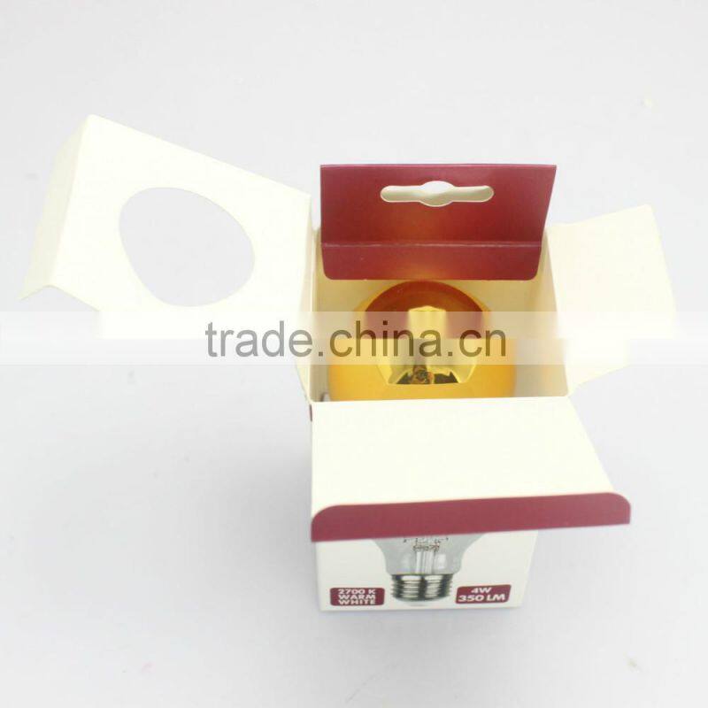 lamp bulb acetate boxes packaging waterproof plastic box with printing