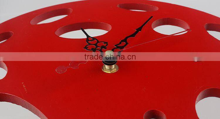 MDF ROUND HOME ART WALL CLOCK