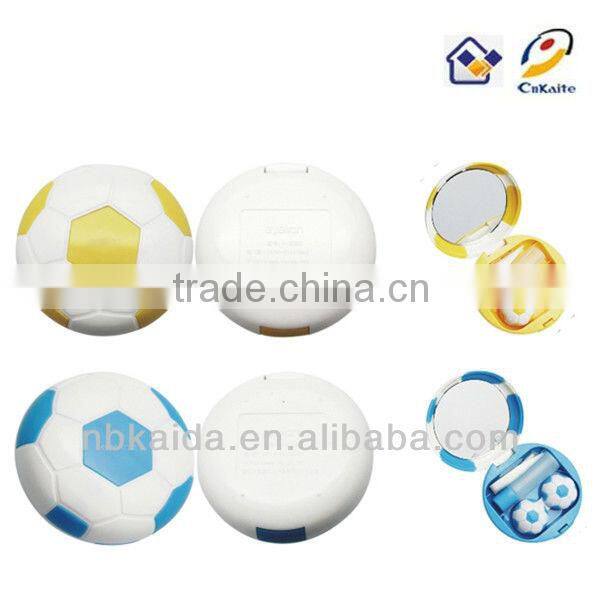 Football led lens holder case for contact lens
