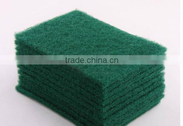 nylon scouring pad/green scouring pad/kitchen scouring pad