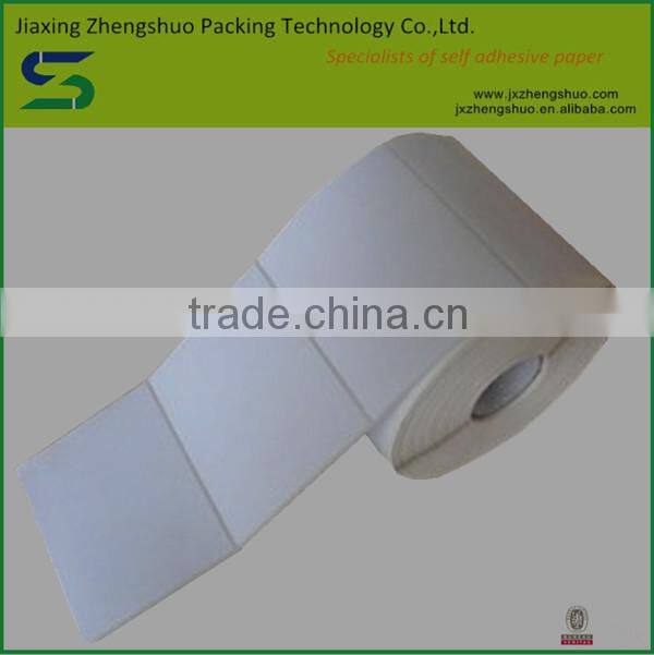 Top sale wood free self adhesive label paper with strong glue