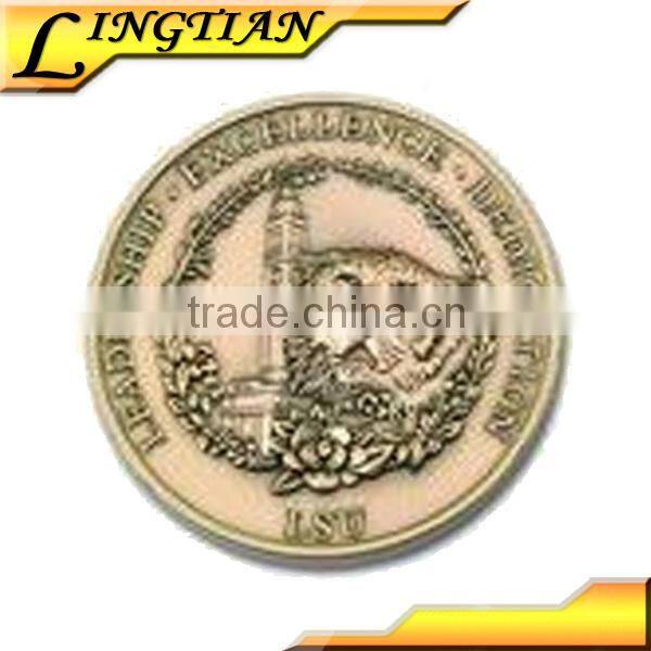 Super quality customize gold plated medal for award gifts