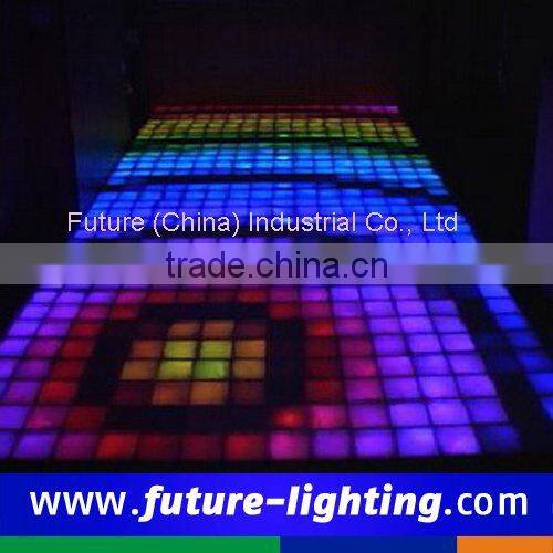 2016 China supplier 3 years warranty IP67 100*100 led lighted floor tiles