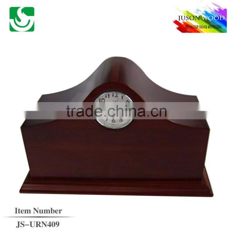 JS-URN409 solid wood good quality funeral urn factory