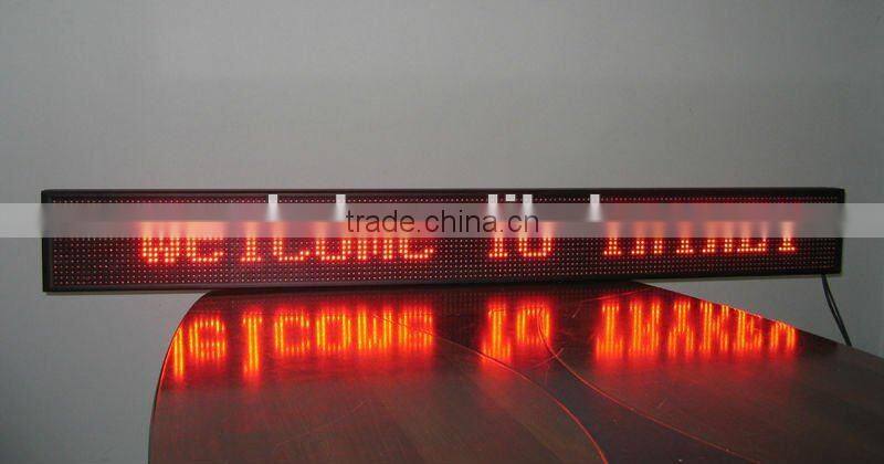 Hot sale products electronic programmable digital led moving message display sign
