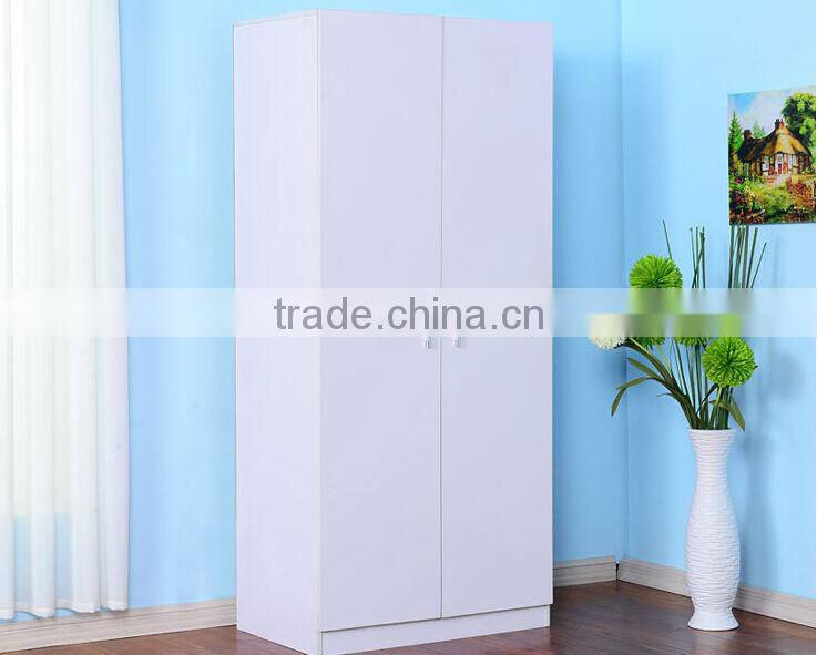 bedroom furniture wooden wardrobe designs, 2 doors and one drawer