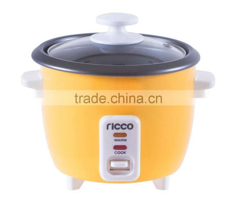 Factory wholesale high quality drum rice cooker with steam tray in 0.6L/1L/1.5L/1.8L/2.2L/2.8L