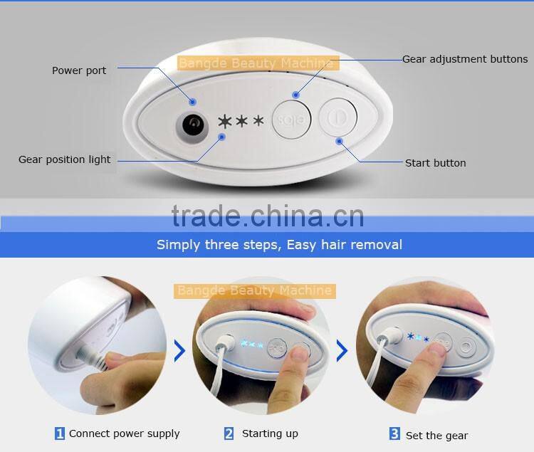 Professional IPL&RF energy at-home peranent hair reduction system for all skin tones