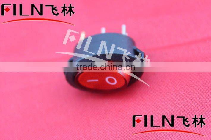 FL3-011 double pole double throw dpdt oval rocker switch kcd2