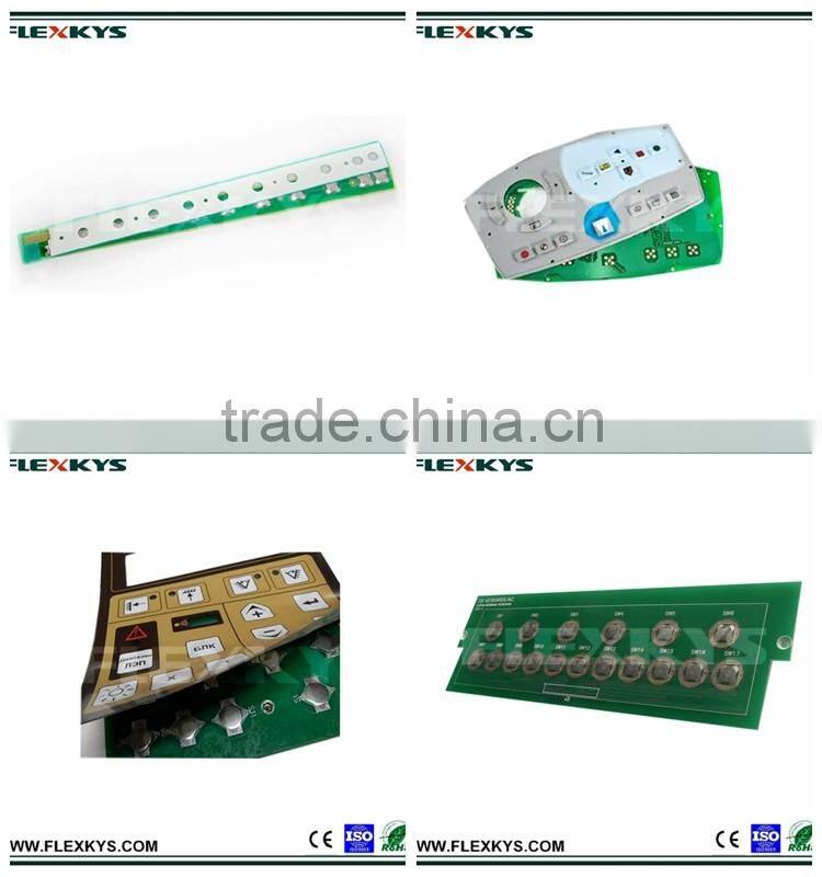 High quality metal dome PCB based membrane keyboard switches