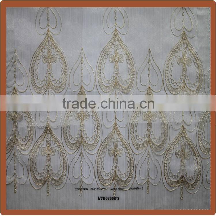 China Supplier European design Mulit-color window cotton curtain ready made
