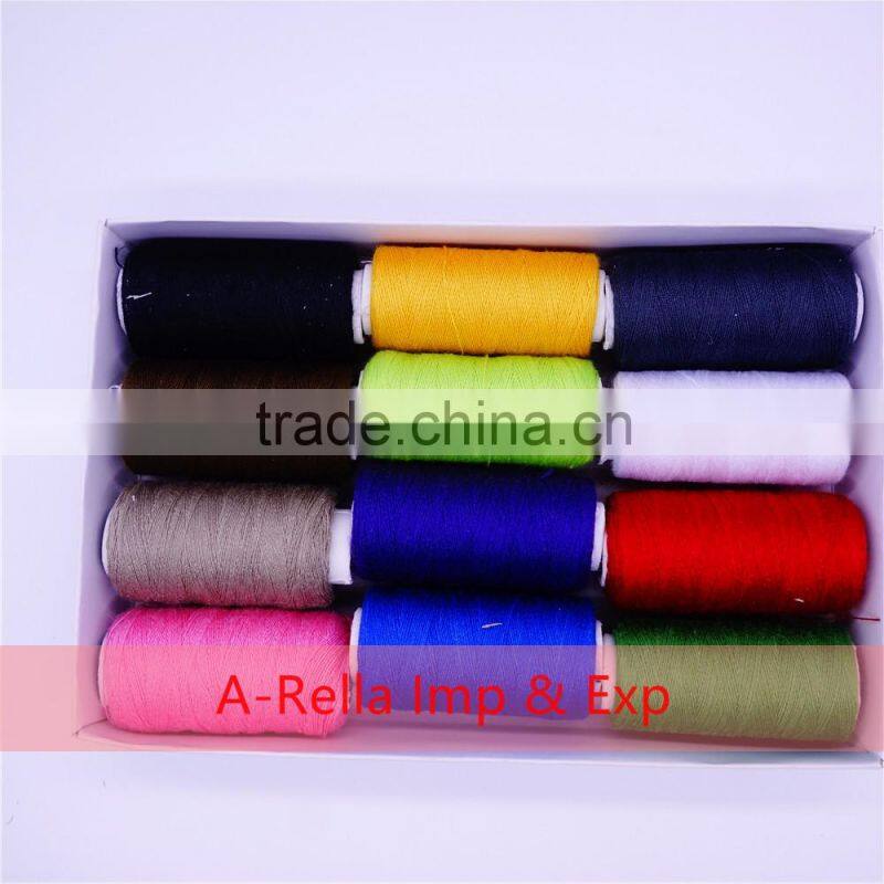 8g/cone , 402 small thread 100% spun polyester sewing thread