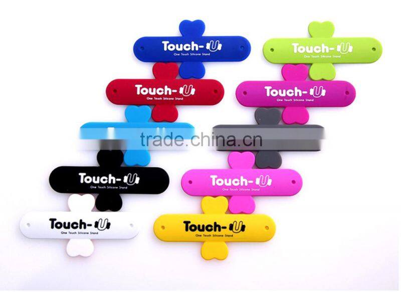 Fanny cheap price 3M sticker silicone cell phone holder