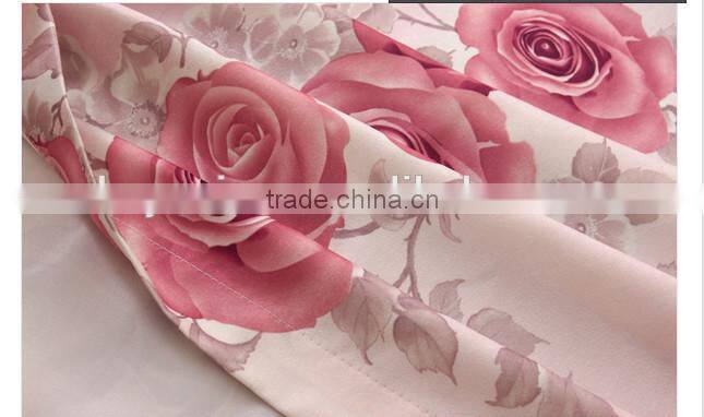 2015 hot sale printed designed No. 08 window curtains, made- up black out fabric in home or hotel