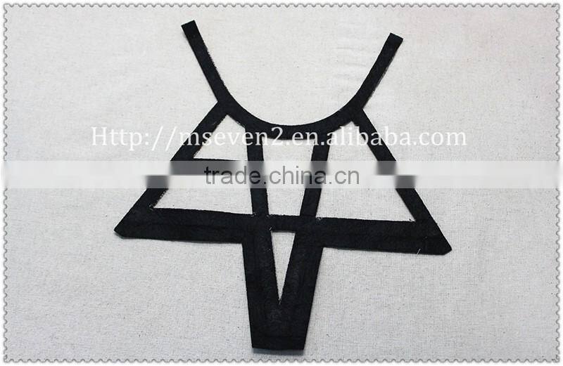 New fashion design big hot fix rhinestone collar, women beaded collar