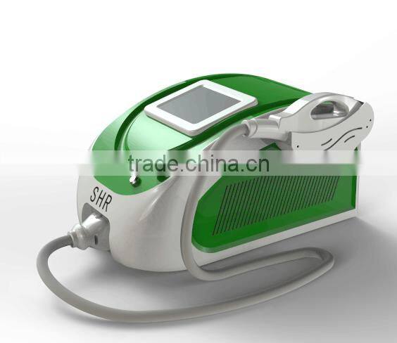 2016 spa used good result portable SHR ipl laser hair removal machine