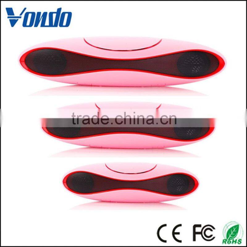 Vondo Hot Selling Stereo Rugby Bluetooth Speaker With Fm Radio,Mini Rugby Speaker Outdoor Bluetooth Speaker