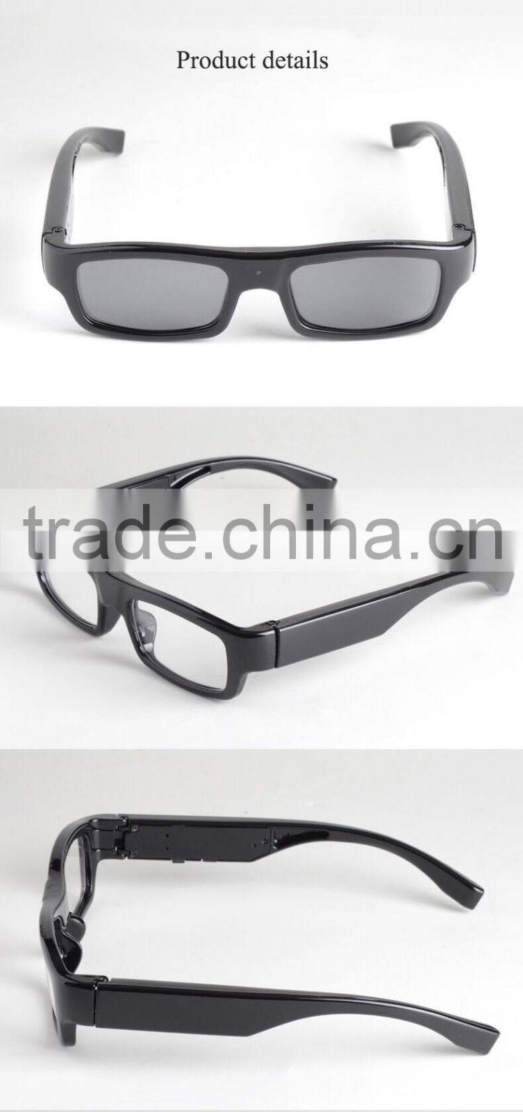 Shenzhen China Factory Direct Sale Spy Sunglasses Camera Hidden Pinhole 8gb bult-in Storage Tactical glasses paparazzi eyewear