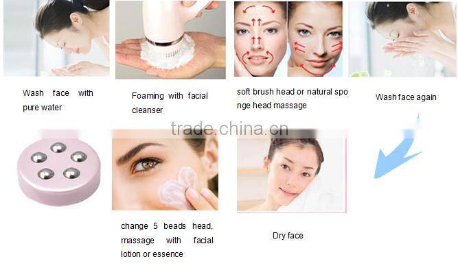 4 in1 Electric Smoothing Body Face Skin Care Beauty Massager Cleansing US Seller