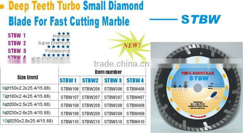 deep tooth marble diamond blade