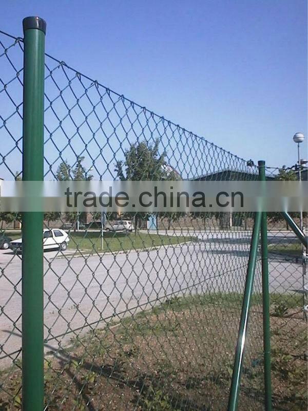 PVC coated chain link wire fence/best quality/manufacture