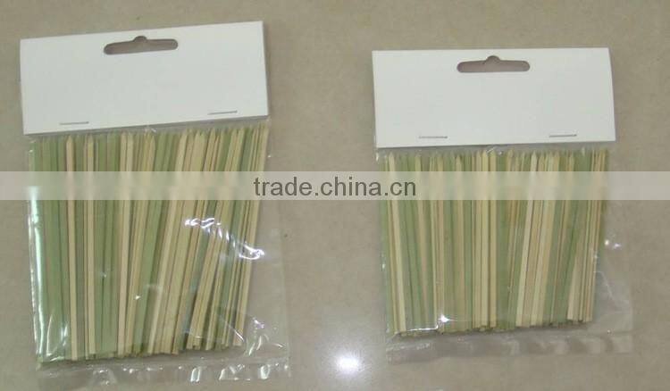 Flat bamboo skewers from China