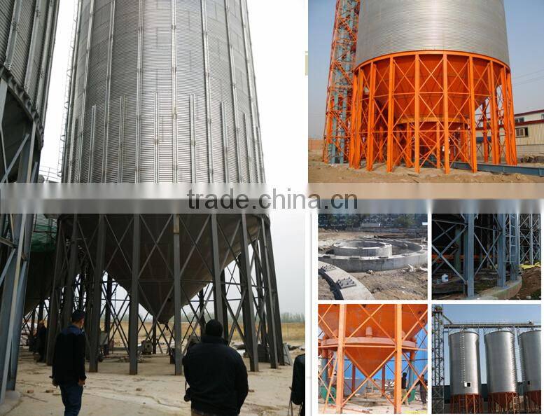 hot dipped galvanizd used grain feed stores silos for sale