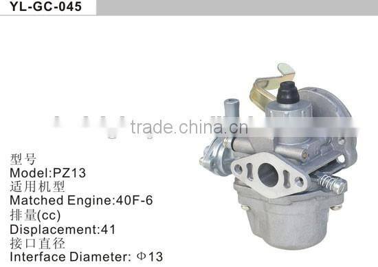 gasoline engine grass cutter CG411 1E40F-6 carburetor