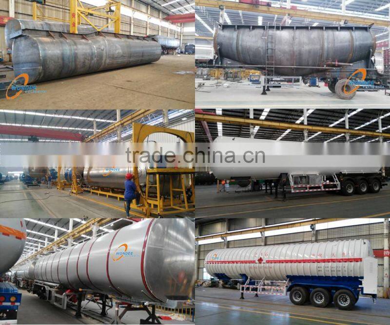 Trailer Manufacturing 3 Axles 40000liters Stainless Steel Tank Trailers for Sale