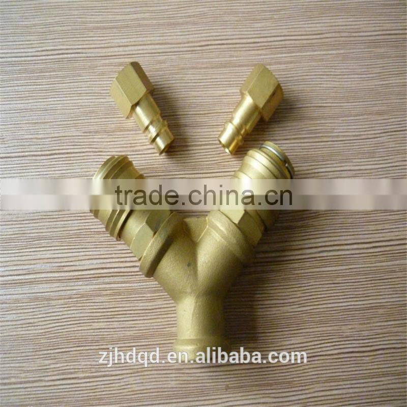 w type female brass fitting, W brass connector + german quick coupler