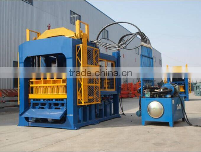 AUTOMATIC BLOCK MACHINE QT4-15C hydraulic motor brand mitsubishi