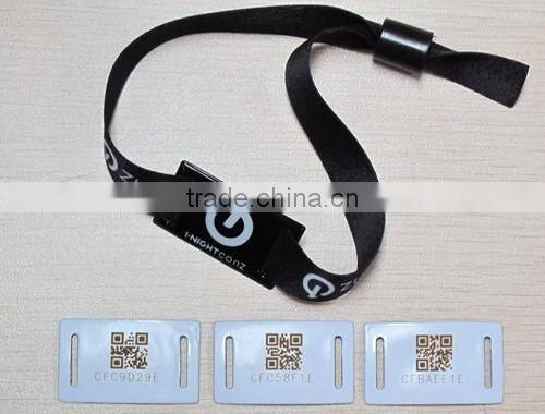 Reusable RFID Fabric Wristbands with RFID transponder rfid fabric
