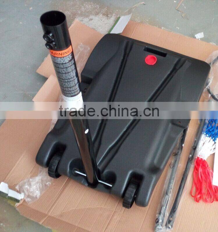 Custom Blow Molding Plastic PE Basketball Stand Adjustable System