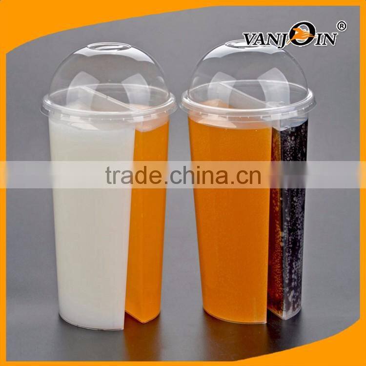 Big Mouth 500ml 700ml Colorful LED The Light Bulb Shape Cup for Juice