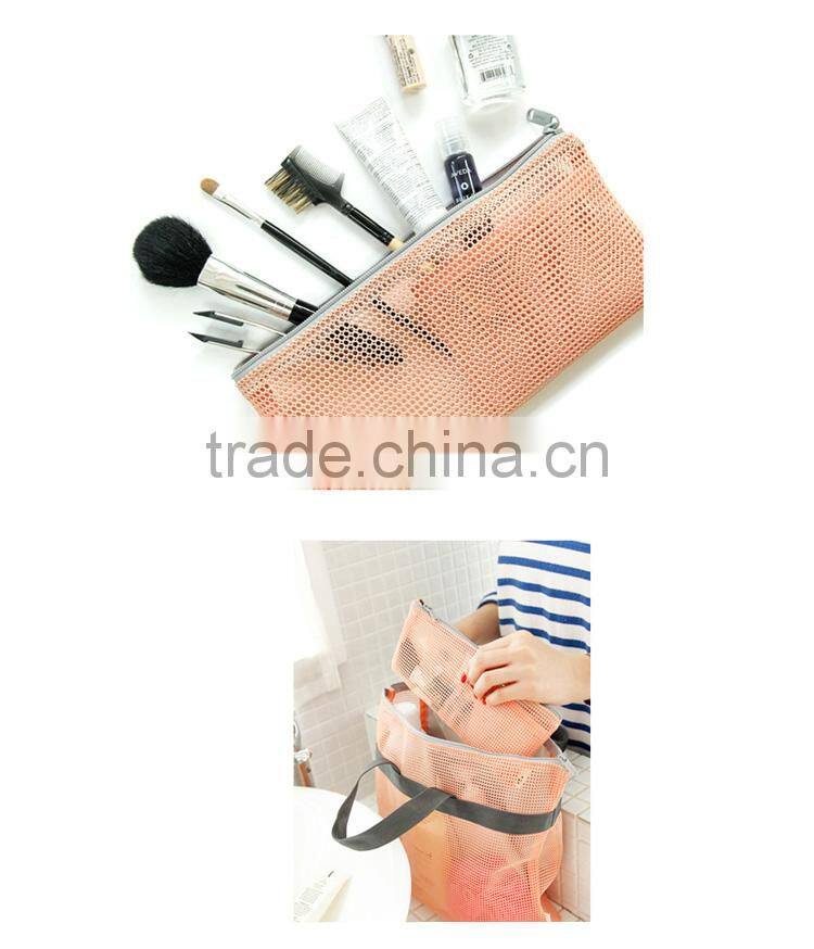 New Beach Mesh Tote Bag Purse Handbag/storage mesh bag-green