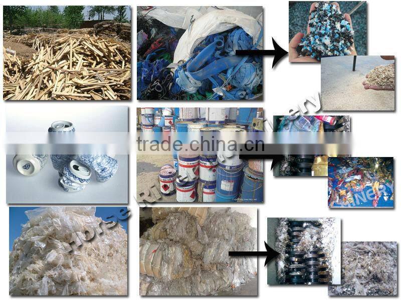 Hot sale plastic double shaft shredder/two shaft crusher/plastic twin shaft shredder