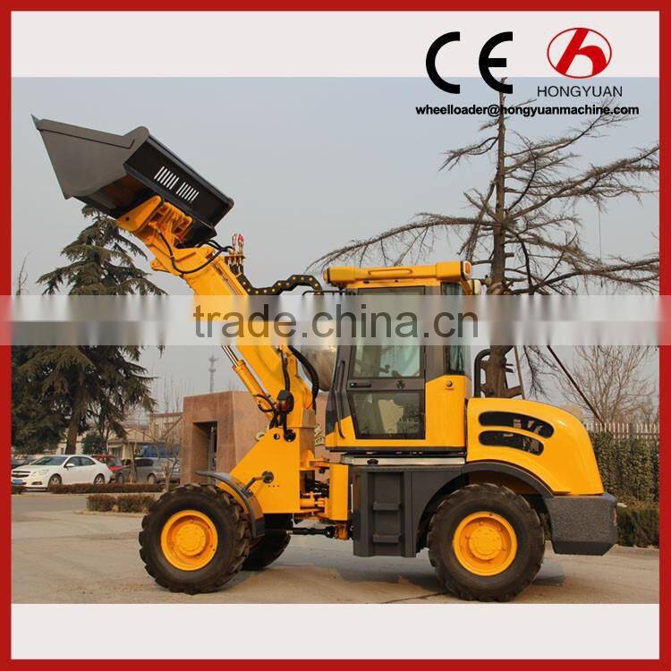 1.5ton telescopic wheel loader/stable telescopic landing leg for rock and dirt