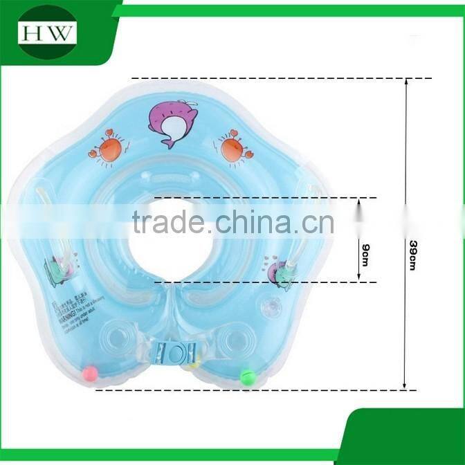 customized inflatable baby donut swim neck collar ring inflatable baby infant swimming floating neck ring