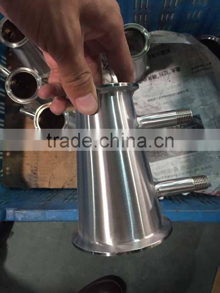 304 316 concentric reducer with nipple 1/4" npt