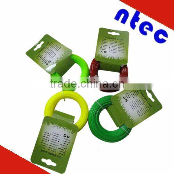3.0mm round Nylon Grass Trimmer Line with blister package