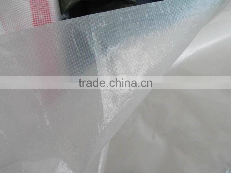 clear greenhouse tarps, transparent HDPE tarpaulin fabric, anti-UV tarpaulin covering