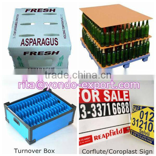 Corflute Plastic Sheet / Corex Sheet / Coroplast Sheet