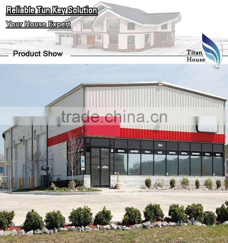 China Supplier Low Cost White LGS Modular Shop House For Rent