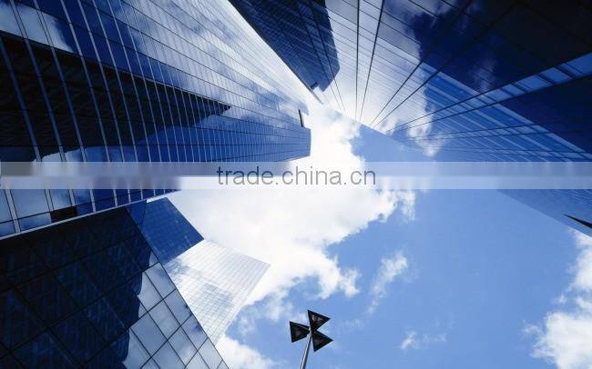 3-6mm Ford Blue Tempered Glass Reflective Glass with AS/NZS2208