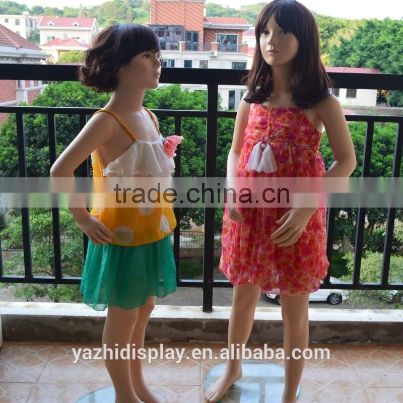 Fashion 6-8 year-old girl Children dress display mannequin