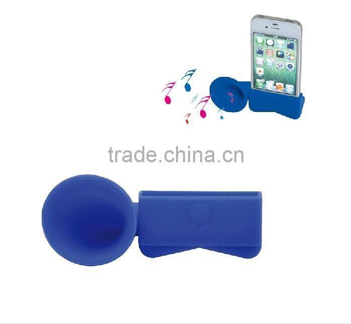 Cute silicon phone speakers mini silicone speakers for phone