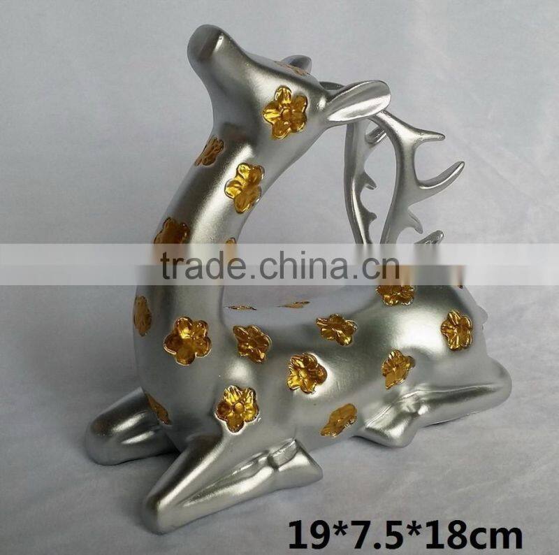 polyresin elk handicraft