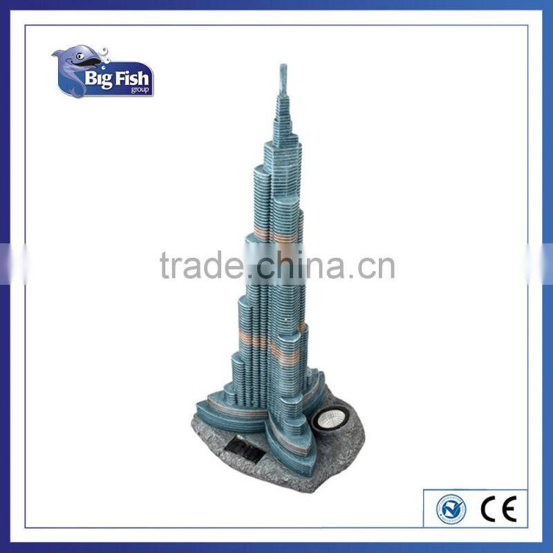 2016 New Design Burj Khalifa/dubai Tower shaped Decorative Garden solar light