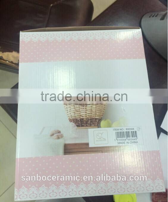 Rectangle shape, 2 tier cup cake stand, metal cake plate color box packing for wedding